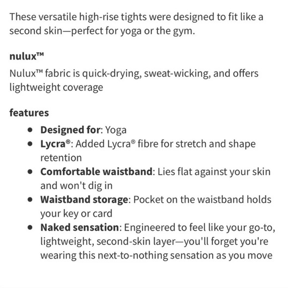 Lululemon Wunder Under High Rise Tight Size 6 - Picture 10 of 11